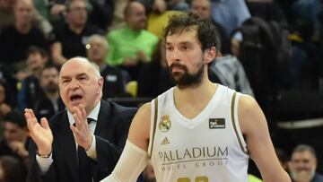 Sergio Llull y Luka Doncic se rinden a Pablo Laso