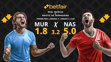 Real Murcia vs. Nàstic de Tarragona: horario, dónde ver, pronósticos y clasificación