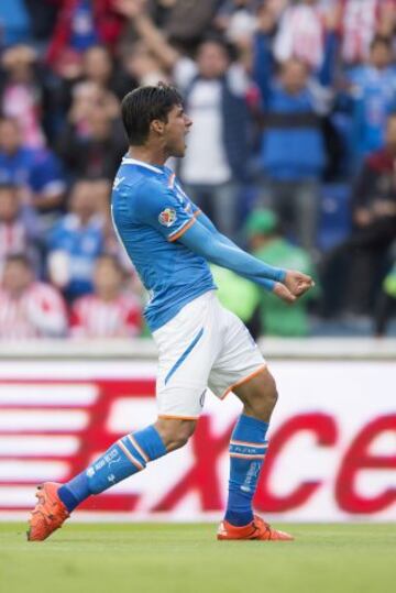 Jorge Benítez logró el tanto de la igualdad para el conjunto celeste al minuto 42.