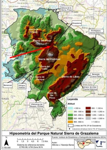 AEMET señala los cinco motivos que explican las fuertes lluvias en Grazalema: casi 600 litros en 24 horas por la borrasca Leonardo
