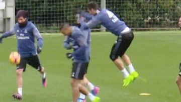 El vacile de Cristiano a Danilo y Kovacic en el rondo