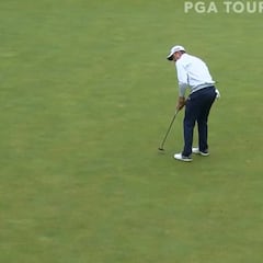 Si mete este putt se embolsa 1.6M$ y pasa esto: el gafe es de época