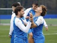 Entrenamiento Deportivo de La Coruña. soriano José Angel