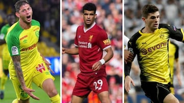 Sala, Solanke y Pulisic.