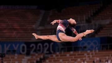 Jennifer Gadirova of Team Great Britain competes in the floor exercise during the Women&#039;s All-Around Final on day six of the Tokyo 2020 Olympic Games at Ariake Gymnastics Centre on July 29, 2021 in Tokyo, Japan.