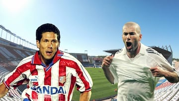 Zidane vs Simeone: sólo un Atlético-Madrid como jugadores