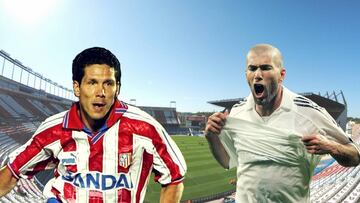 Zidane vs Simeone: sólo jugaron una vez en contra