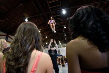 Han comenzado las pruebas para las chicas que quieran formar parte del equipo de animadoras de los Baltimore Ravens.