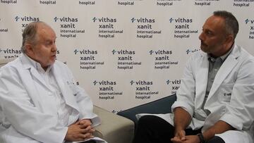 Interview between Dr Francisco Moya and Professor Sakari Ovara, the specialist sports doctor who operated on Barcelona player Dembélé's ruptured tendon.