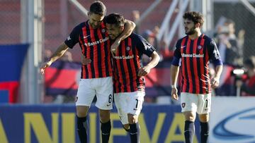 Buenos Aires, 04 de Junio 2017
San Lorenzo vs River Plate en el Nuevo Gasometro.
Gol y festejos de Paulo Diaz de San Lorenzo
Foto Ortiz Gustavo
004/06/17 ALEGRIA