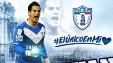 La nueva contratación del Pachuca, el uruguayo Sebastián Sosa.