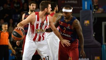 El Olympiacos asalta el Palau y el Barça está contra las cuerdas