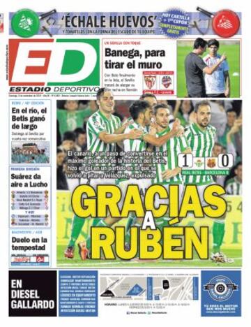 Portadas de la prensa deportiva