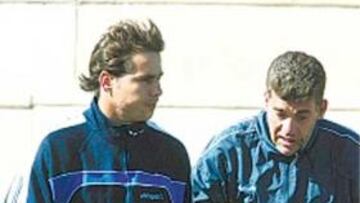 <b>REPASO. </b>Aragoneses analizó sus errores con Arévalo.