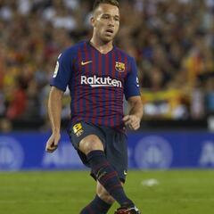 68,4% de posesión de media con Arthur en el once inicial