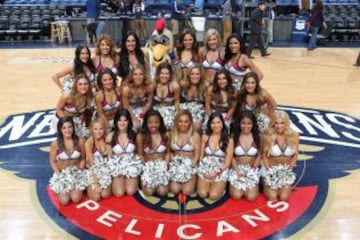 Las animadoras de los New Orleans Pelicans