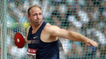 El alem&aacute;n Robert Harting, campe&oacute;n ol&iacute;mpico, mundial y europeo de lanzamiento de disco.