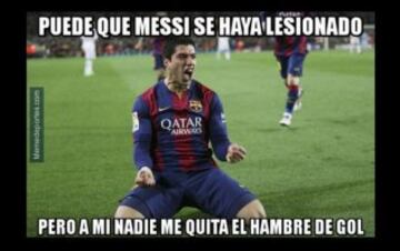 Los 'memes' de la lesión de Messi