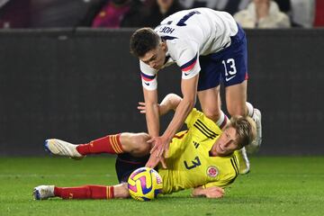 La Selección Colombia enfrentó a Estados Unidos en partido amistoso en el Dignity Health Sports Park.