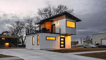 La casa prefabricada de dos plantas y terraza que venden en Amazon por 24.000 euros
