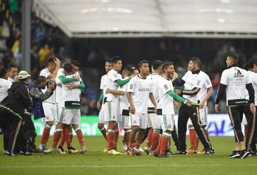 El festejo de México tras conseguir el pase al Mundial