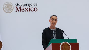 Mexican President Claudia Sheinbaum delivers her first State of the Union address at National Palace, in Mexico City, Mexico, September 1, 2025. REUTERS/Henry Romero TPX IMAGES OF THE DAY