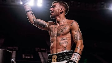 Jon Fernández celebrando uno de sus triunfos.