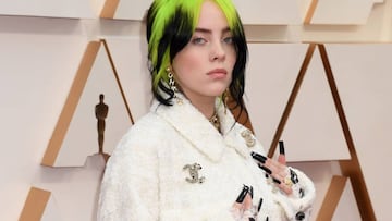 Billie Eilish en la 92&deg; edici&oacute;n de los Premios Oscar en Los Angeles, California. Febrero 09, 2020.