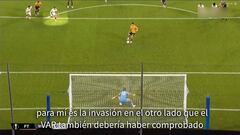 En Inglaterra están que trinan: la doble queja en el penalti que le paró Bono al Wolves