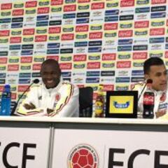 Ibarbo y Murillo: "Ante Argentina debemos estar concentrados"