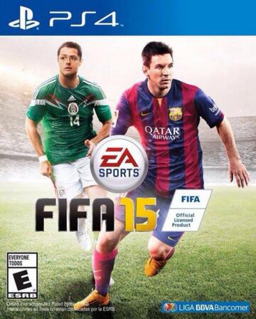 La dupla se repitió para el FIFA 15, con 'Chicharito' y Lionel Messi.