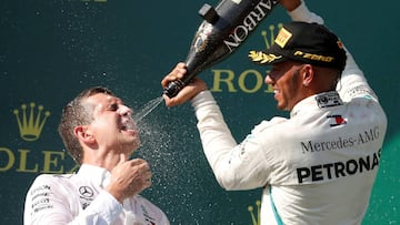 Hamilton pide a Mercedes "mejorar en clasificación"