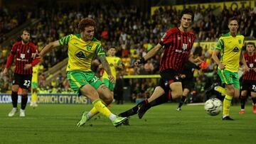El estadounidense recibió en la Carabao Cup su primera oportunidad como titular con el Norwich City y éste la ha respondido a Daniel Farke.