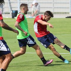 Aimar se incorpora al trabajo con el grupo