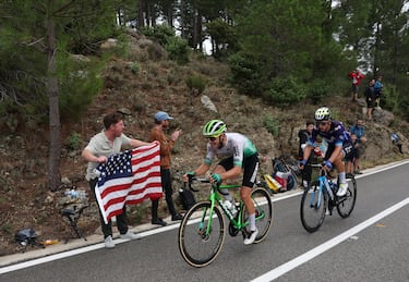 Aficionados de todas las nacionalidades han visto la 20ª etapa de La Vuelta. 