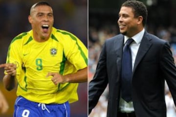 Ronaldo es uno de los que más ha cambiado en los últimos años. Hoy tiene 40 años.