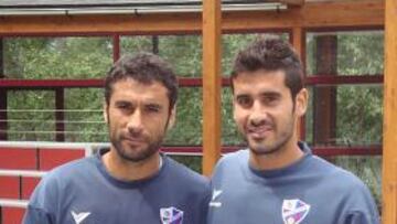 <b>EN FAMILIA. </b>Los hermanos Sastre, Rafel y Lluis, coincidirán esta temporada en el Huesca.