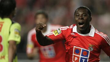 Freddy Adu, durante su etapa en el Benfica.