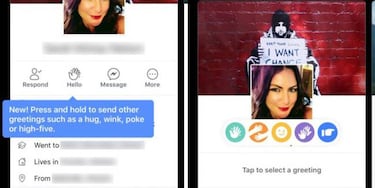 Así son las nuevas acciones que Facebook te deja enviar a tus contactos