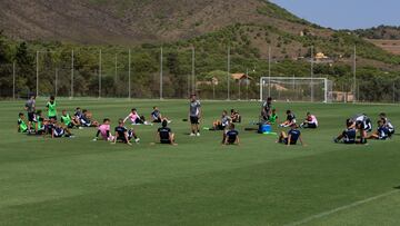 FC Cartagena, entreno, La Manga Club, Cartagena, REgion de Murcia, 31/08/2022