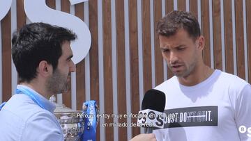 Dimitrov: "La tierra te da mucho pero también te quita mucho"