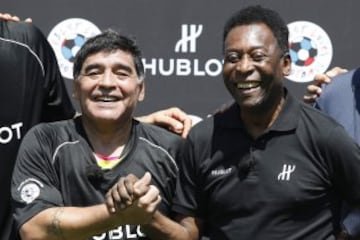 Diego Maradona y Pelé