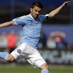 Villa y Pirlo esperan rendir a buen nivel en el amistoso ante Emelec