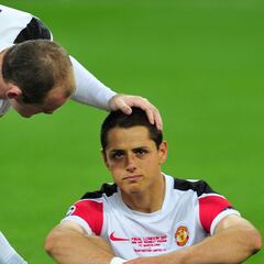 Chicharito Hernández manda emotivo mensaje a Rooney