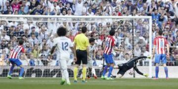 Gol 1-0 de Pepe jugador del Real Madrid