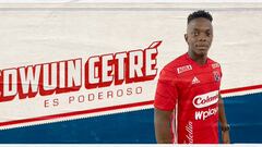Edwuin Cetré, nuevo jugador de Medellín al que llega procedente de Junior.