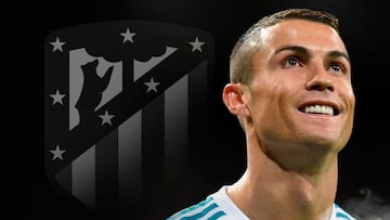 TOPSHOT - Real Madrid's Portuguese forward Cristiano Ronaldo poses in front of a TV camera as he celebrates after scoring during the Spanish league football match Club Atletico de Madrid vs Real Madrid CF at the Vicente Calderon stadium in Madrid, on November 19, 2016. Real Madrid won 3-0. / AFP PHOTO / GERARD JULIEN CAMARA DE TELEVISION MANNEQUIN CHALLENGE