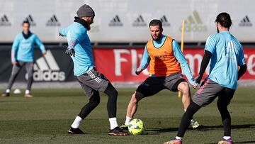 Vuelta a los entrenamientos sin Rodrygo ni Carvajal