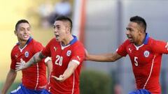 Rodrigo Echeverr&iacute;a celebra su gol ante Venezuela 