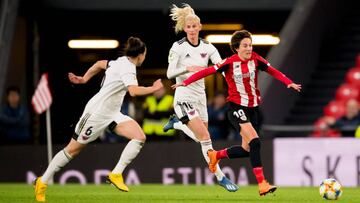 Jugadoras de Tacon y Athletic.